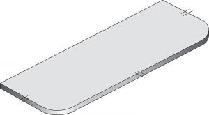 Maia Worktops Curved Ends