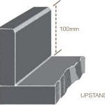 60mm/100mm Square Upstand