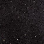 Carbon Black+ coloured apollo quartz surface